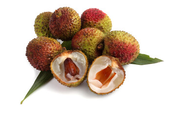 Sticker - Lychee isolated on white