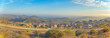 Panoramic high view of San Marcos community at San Diego, California