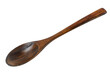 © gamjai - Wooden ladle isolated on white background.