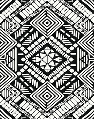 Aztec abstract seamless vector pattern design