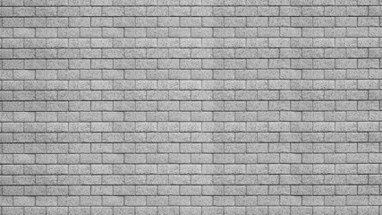 Modern gray brick wall texture for background.