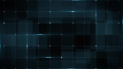 Wall Mural - Abstract Digital Data Technology Grid Fx Background Loop/ 4k animation of an abstract background with digital data technology graphic grid seamless looping