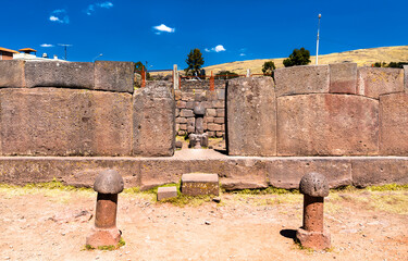 Canvas Print - Inca Uyo Fertility Temple in Chucuito, Peru