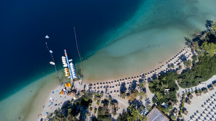 Wall Mural - Oludeniz beach, Blue Lagoon aerial, Turkey