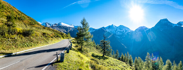 Wall Mural - landscape at the grossglockner mountain