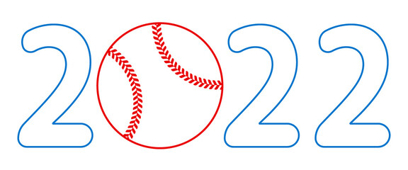 Poster - Baseball 2022 lettering