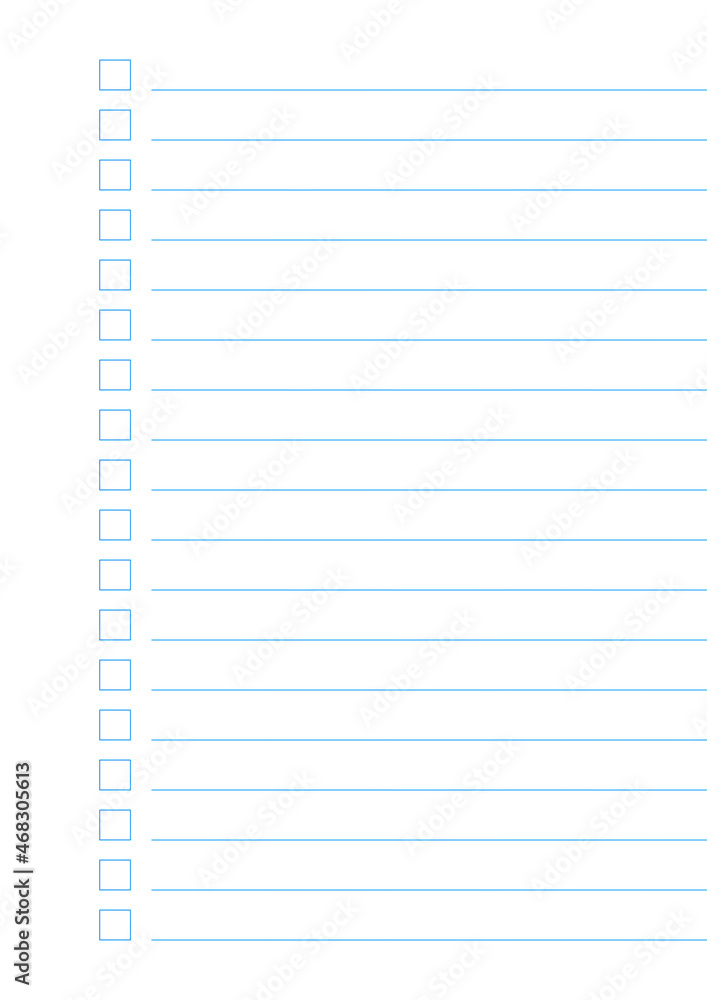 Graph paper. Printable To do list with check boxes, checklist, grid ...