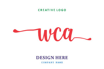 WCA lettering logo is simple, easy to understand and authoritative