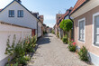 Medieval streets of the old town of Visby in Gotland, Sweden