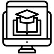 © narathip - courseware outline icon,ar,out,graphic,illustration