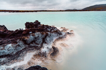 Sticker - Amazing view of the Blue Lagoon in Iceland