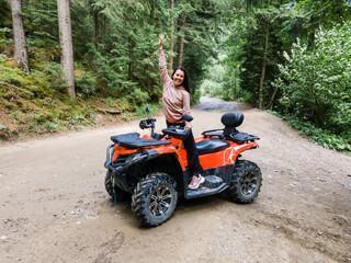 Wall Mural - atv ride extreme journey