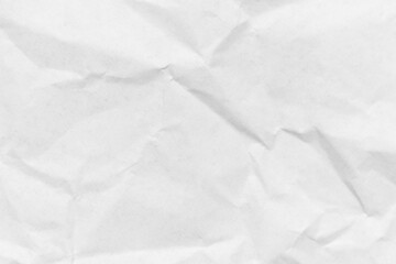 Grunge wrinkled white color paper textured background