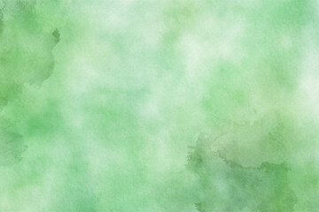 Wall Mural - Green watercolor abstract background