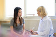 © ronnachaipark - Professional psychiatrist listening to her patient in medical clinic or hospital mental health service