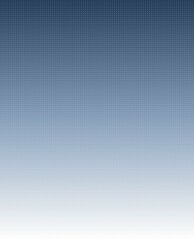 Vector vertical background with small white dots grid seamless pattern on modern blue gradient color.