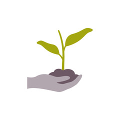 Wall Mural - plant icon design template vector