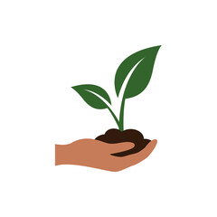 Wall Mural - plant icon design template vector