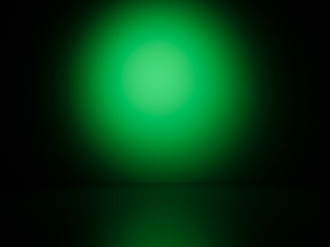 Fototapete - Green glow - abstract mockup background