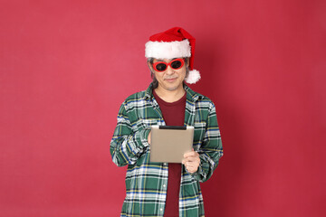 Wall Mural - Man in Christmas Season