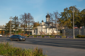 Wall Mural - Church of the Conception of Righteous Anna, in the corner on the Moskvoretskaya embankment