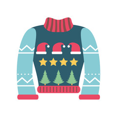 Poster - traditional ugly sweater