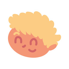 Poster - blond boy face