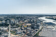 A view of Richmond, BC and the Fraser River