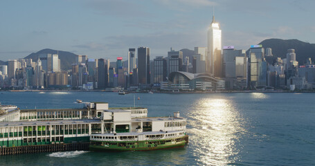 Fototapete - Hong Kong city landmark