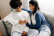 © (JLco) Julia Amaral - Two lesbian women expecting a baby together