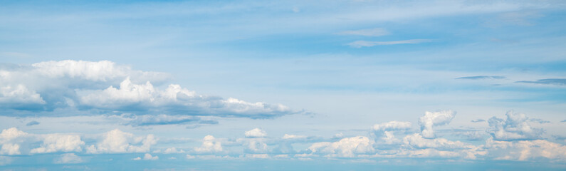 Wall Mural - blue sky with white clouds.