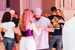 © Alexey - Kharkiv, Ukraine 17.08.21 People dancing kizomba on the dance floor