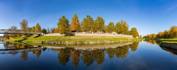 Poster - Ostravice River in the Fall