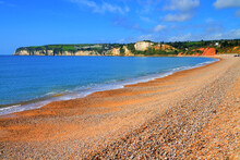 Seaton Devon Beach On Jurassic Coast England UK