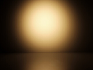Leinwandbilder - Golden glow. Mockup. Product presentation background