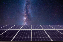 Solar Photovoltaic Panels And The Milky Way