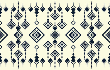 Abstract ethnic geometric pattern design for background or wallpaper.