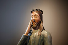Wooden Sculpture Of Jesus Christ, Circa 17th Century. Russia, Perm