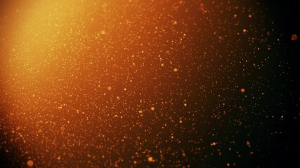 Sticker - Defocused particles background. Bokeh lights. Gold glitter. 3840x2160 4k seamless loop video	