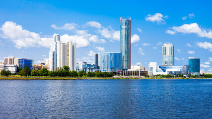 Wall Mural - Yekaterinburg city center skyline