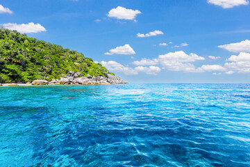 Wall Mural - Turquoise water of Andaman Sea at Similan Islands, Khao Lak, Thailand,