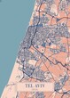 Tel Aviv - Israel Breezy City Map