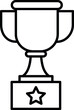 hockey icon  trophy and reward