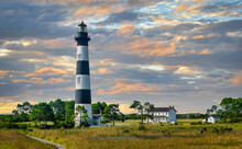 Bodie Island Lighthouse At Sunset