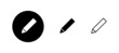 © avaicon - Pencil icons set. pen sign and symbol. edit icon vector