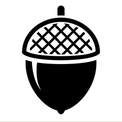 Sticker - Acorn vector icon