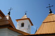 Wooden domes of the church in the Holy Trinity Alexander Svirsky Monastery