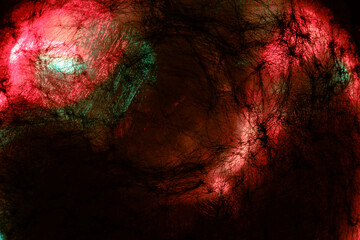 Poster - Beautiful abstract web light pastel magic. Background pattern for design. Macro photography view.