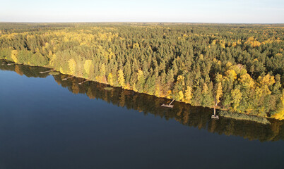 Wall Mural - Ecologic fishing park