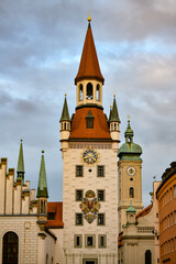 Sticker - Old Town Hall Tower - Bavaria, Germany